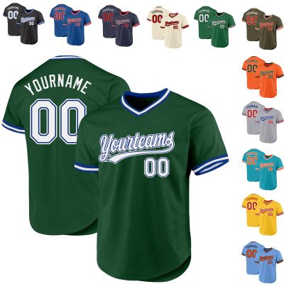 Custom Baseball Jerseys Pullover Personalized Softball Shirts Sports Uniform Stitched Name Number Logo for Men Women Youth