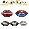 Jaydouble Custom Football College Graduation Gifts Personalized Photo Football Engraved Football Gifts for Coach Graduation Decorations Class of 2024 Graduation Party Favors 2024, Design 12 view 2