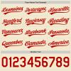 Custom Baseball Jerseys Pullover Personalized Softball Shirts Sports Uniform Stitched Name Number Logo for Men Women Youth Cream(red) view 3