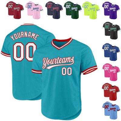Custom Baseball Jerseys Pullover Personalized Softball Shirts Sports Uniform Stitched Name Number Logo for Men Women Youth