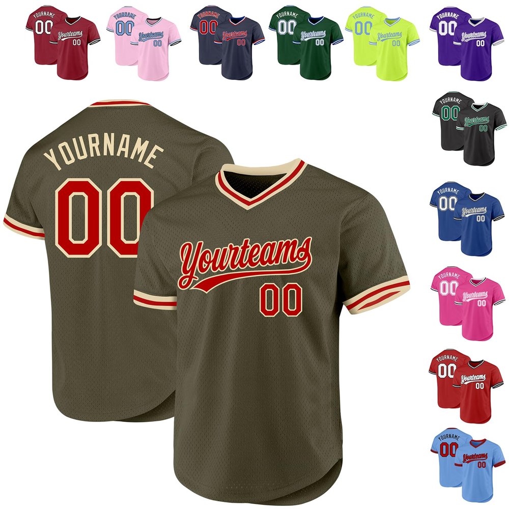 Custom Baseball Jerseys Pullover Personalized Softball Shirts Sports Uniform Stitched Name Number Logo for Men Women Youth