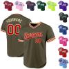 Custom Baseball Jerseys Pullover Personalized Softball Shirts Sports Uniform Stitched Name Number Logo for Men Women Youth view 1