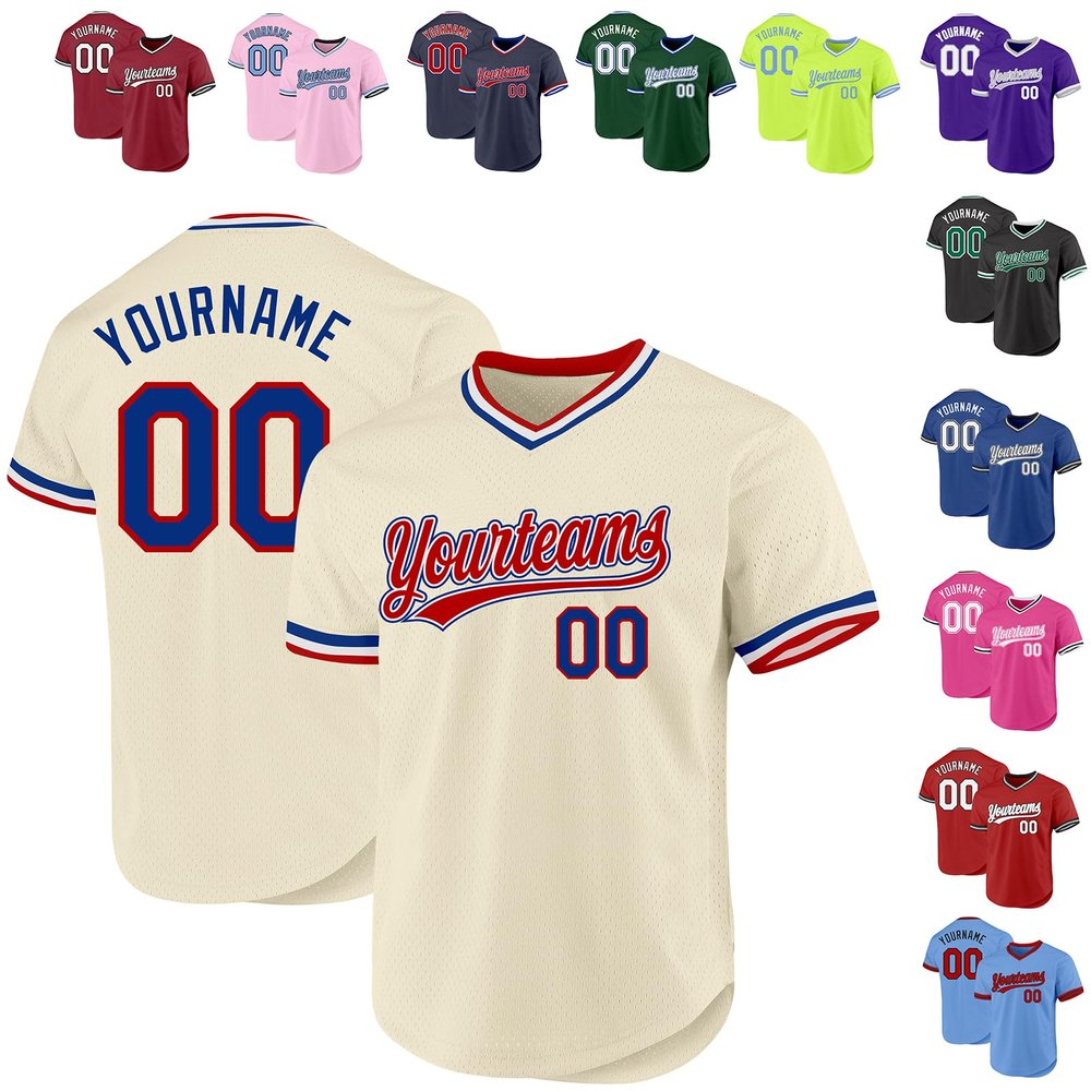 Custom Baseball Jerseys Pullover Personalized Softball Shirts Sports Uniform Stitched Name Number Logo for Men Women Youth