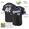 Custom Black Baseball Jerseys Pullover Personalized Softball Shirts Sports Uniform Stitched Name Number Logo for Men Women Youth view 2