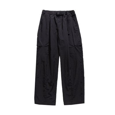JEsilunmaMY Men's Waterproof Outdoor Tactical Pants Lightweight Straight Lounge Trousers Hiking Fishing Casual Cargo Pants (Black,XX-Large)
