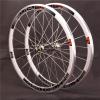 700C Road Bikes Wheelset Retro Silver Racing Rim 40mm Quick Release 8 9 10 11 Speed Cassette V Brake 20 Holes (Size : Reflective) view 1