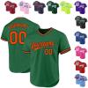 Custom Baseball Jerseys Pullover Personalized Softball Shirts Sports Uniform Stitched Name Number Logo for Men Women Youth view 1