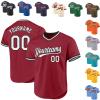 Custom Baseball Jerseys Pullover Personalized Softball Shirts Sports Uniform Stitched Name Number Logo for Men Women Youth view 1