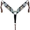 Cheval's Customize Handmade Western Mohair Breast Collar for Horses, Horse Mohair Collar Equestrian Gift Breast Collars view 1