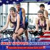 Suhine 18 Pcs Sport Sweatbands Headbands for Men Women Running Workout Headbands Nonslip Sweat Absorbing Sweatband Stretchy Unisex Bandana for Tennis Baseball Football Cycling Yoga(American Flag) view 4