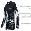 Weimostar Kids Cycling Jersey Long Sleeve Child Boy Girl Motocross T Shirt Mountain Bike Bicycle Clothes White Black Size YS view 4