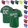 Custom Baseball Jerseys Pullover Personalized Softball Shirts Sports Uniform Stitched Name Number Logo for Men Women Youth view 1