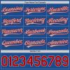 Custom Blue Baseball Jerseys Pullover Personalized Softball Shirts Sports Uniform Stitched Name Number Logo for Men Women Youth view 3
