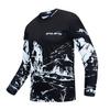 Weimostar Kids Cycling Jersey Long Sleeve Child Boy Girl Motocross T Shirt Mountain Bike Bicycle Clothes White Black Size YXXS view 1