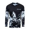 Weimostar Kids Cycling Jersey Long Sleeve Child Boy Girl Motocross T Shirt Mountain Bike Bicycle Clothes White Black Size YXXS view 4