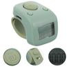 BESPORTBLE Rechargeable Mini Digital Finger Counter - Ergonomic Silicone Ring, USB Charging, Silent Button, Lock Screen, Dark Green, 1.57 X 1.18 X 1.18 Inches view 4