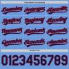Custom Light Blue Baseball Jerseys Pullover Personalized Softball Shirts Sports Uniform Stitched Name Number Logo for Men Women Youth view 3
