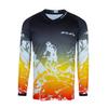 Weimostar Kids Cycling Jersey Long Sleeve Child Boy Girl Motocross T Shirt Mountain Bike Bicycle Clothes Orange Black Size YXL view 3