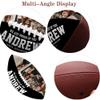 Jaydouble Custom Football College Graduation Gifts Personalized Photo Football Black Engraved Football Gifts for Coach Graduation Decorations Class of 2024 Graduation Party Favors, Design 13 view 4