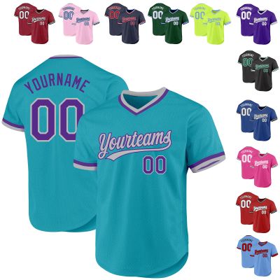 Custom Baseball Jerseys Pullover Personalized Softball Shirts Sports Uniform Stitched Name Number Logo for Men Women Youth