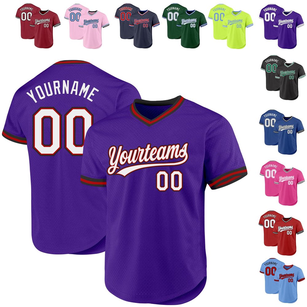 Custom Baseball Jerseys Pullover Personalized Softball Shirts Sports Uniform Stitched Name Number Logo for Men Women Youth