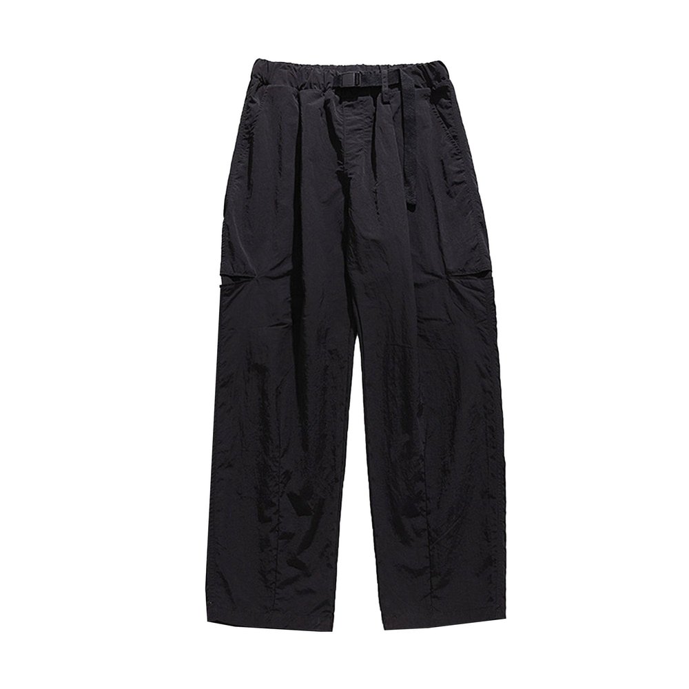 JEsilunmaMY Men's Waterproof Outdoor Tactical Pants Lightweight Straight Lounge Trousers Hiking Fishing Casual Cargo Pants (Black,Medium)