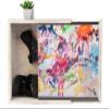 JJWLWEI Hide Away Gun Shelf,Concealment Shelf Furniture Wall Mounted Hidden Storage Box Wooden Gun Storage RackGun Concealment DecorRustic White view 1