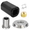 835257Q1 Flo-Torq II Hub Kit for Mercury/Mariner&Mercruiser Engines,Flo-Torq II Hub System Replacement for Mercury Mariner 60-300HP Outboard Propeller Engine &Mercruiser Alpha One Bravo One Sterndrive view 1