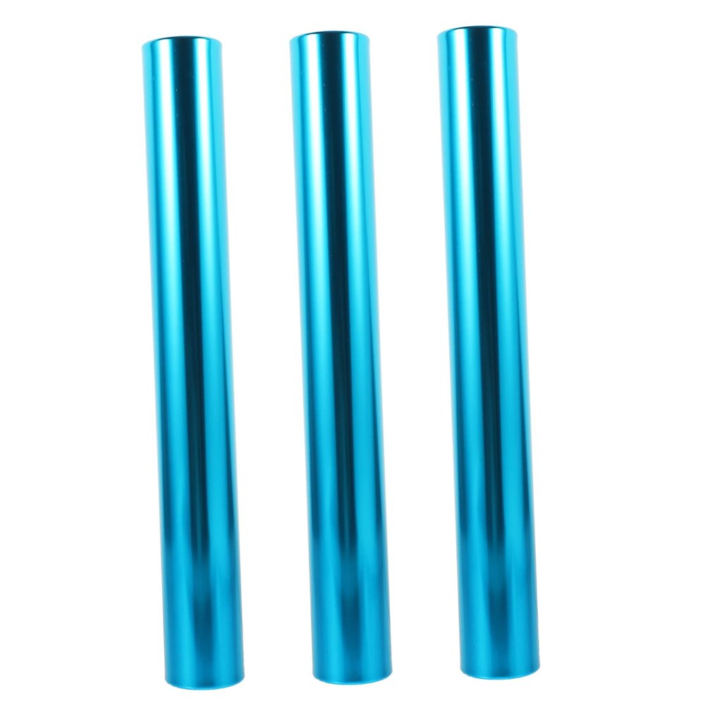 BESPORTBLE 3pcs Relay Baton Aluminum Alloy Baton Competition Tool for School Training Sticks Skid