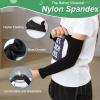 Newbyinn Kid Arm Sleeve 4 Pairs, Compression Arm Sleeve for Basketball Football Baseball Volleyball Youth Boy Girl Sports view 3