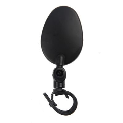 HANABASS 360degree Adjustable Rearview Mirror for Bicycles Motorcycles and Folding Bikes Lightweight Flexible Handlebar Plug for Enhanced Safety and Visibility