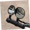 HANABASS 360degree Adjustable Rearview Mirror for Bicycles Motorcycles and Folding Bikes Lightweight Flexible Handlebar Plug for Enhanced Safety and Visibility view 2