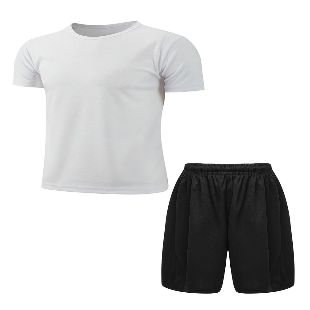Fldy Boys Soccer Sports Training Uniforms Kids Youth Athletic Football Soccer Jersey Shirt and Shorts Kit N 14-15 Years