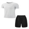 Fldy Boys Soccer Sports Training Uniforms Kids Youth Athletic Football Soccer Jersey Shirt and Shorts Kit N 14-15 Years view 1