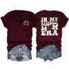 in My Baseball Mom Era Shirt, Sports Mom Shirt, Baseball Mama Shirt, Mothers Day Shirt, Game Day Mothers Shirt Wine view 1