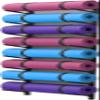 WZUOPG Yoga Mat Holder Wall Mount Home Gym Storage Rack, Commercial Heavy Duty Metal Exercise Mats Storage Organizer Shelf, Black Finish Display Stand (Size : 8 Tier)-1PC- view 1