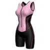Sparx Women Triathlon Suit Tri Short Racing Cycling Swim Run (Pink Stripe, 2XL) view 1