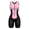Sparx Women Triathlon Suit Tri Short Racing Cycling Swim Run (Pink Stripe, 2XL) view 2