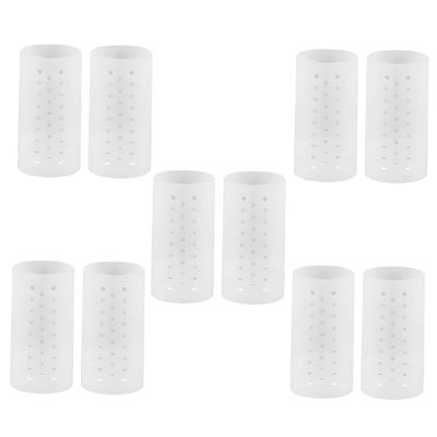 FRCOLOR Sleeves 5 Pairs Toe Protectors Breathable Toe Sleeve for Socks and Shoes