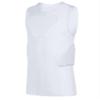 Dialudon Youth Padded Compression Vest Baseball Chest Protector Vest 4-Pads for Paintball Baseball Football Basketball Lacrosse view 1