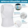 Dialudon Youth Padded Compression Vest Baseball Chest Protector Vest 4-Pads for Paintball Baseball Football Basketball Lacrosse view 3