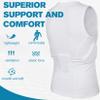 Dialudon Youth Padded Compression Vest Baseball Chest Protector Vest 4-Pads for Paintball Baseball Football Basketball Lacrosse view 4