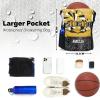 Eiis Unidesign Personalized Gymnast Gift Cheer Pom Pom Drawstring Backpack Sports Gym Bag with Shoes Compartment, Water-Resistant String Backpack Cinch for Women Men view 3