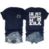 in My Baseball Mom Era Shirt, Sports Mom Shirt, Baseball Mama Shirt, Mothers Day Shirt, Game Day Mothers Shirt Navy view 1