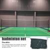 1/2 Badminton Net - Anti-Reflective Volleyball Net, Outdoor Replacement Tennis Net | Foldable Badminton Court Netting, Tennis Equipment for Volleyball, Pickleballl, Soccer, Indoor, Outdoor view 3
