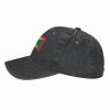 Flag of Grenada Baseball Cap for Men Women Hat Vintage Cowboy Hats Adjustable Trucker Caps Black view 3