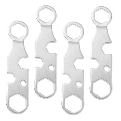 HANABASS 4pcs Multifunction Skateboard Tool Compact and Portable Wrench for Skateboards Roller Skates and Scooters Design Key and Screwdriver for Easy Repairs