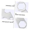 HANABASS 4pcs Multifunction Skateboard Tool Compact and Portable Wrench for Skateboards Roller Skates and Scooters Design Key and Screwdriver for Easy Repairs view 3