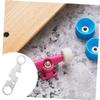 HANABASS 4pcs Multifunction Skateboard Tool Compact and Portable Wrench for Skateboards Roller Skates and Scooters Design Key and Screwdriver for Easy Repairs view 4