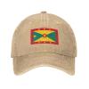 Flag of Grenada Baseball Cap for Men Women Hat Vintage Cowboy Hats Adjustable Trucker Caps Natural view 2